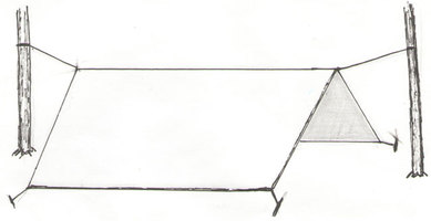 рис 8 (Тент в виде двухскатной крыши)