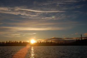 Ночь на озере Белом